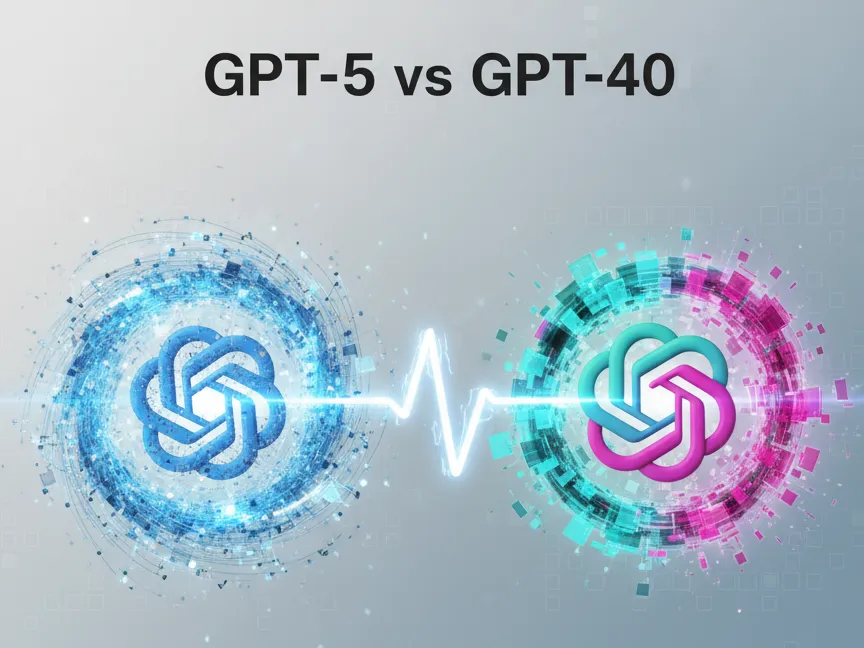 تصویر مقایسه GPT-4O و GPT-5