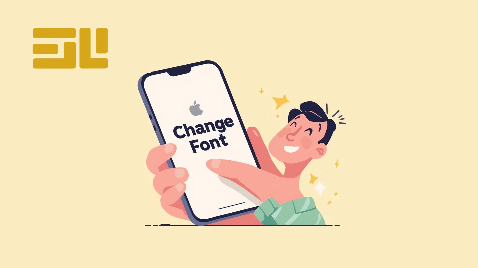 تصویر راهنمای جامع آموزش تغییر فونت آیفون بدون جیلبریک