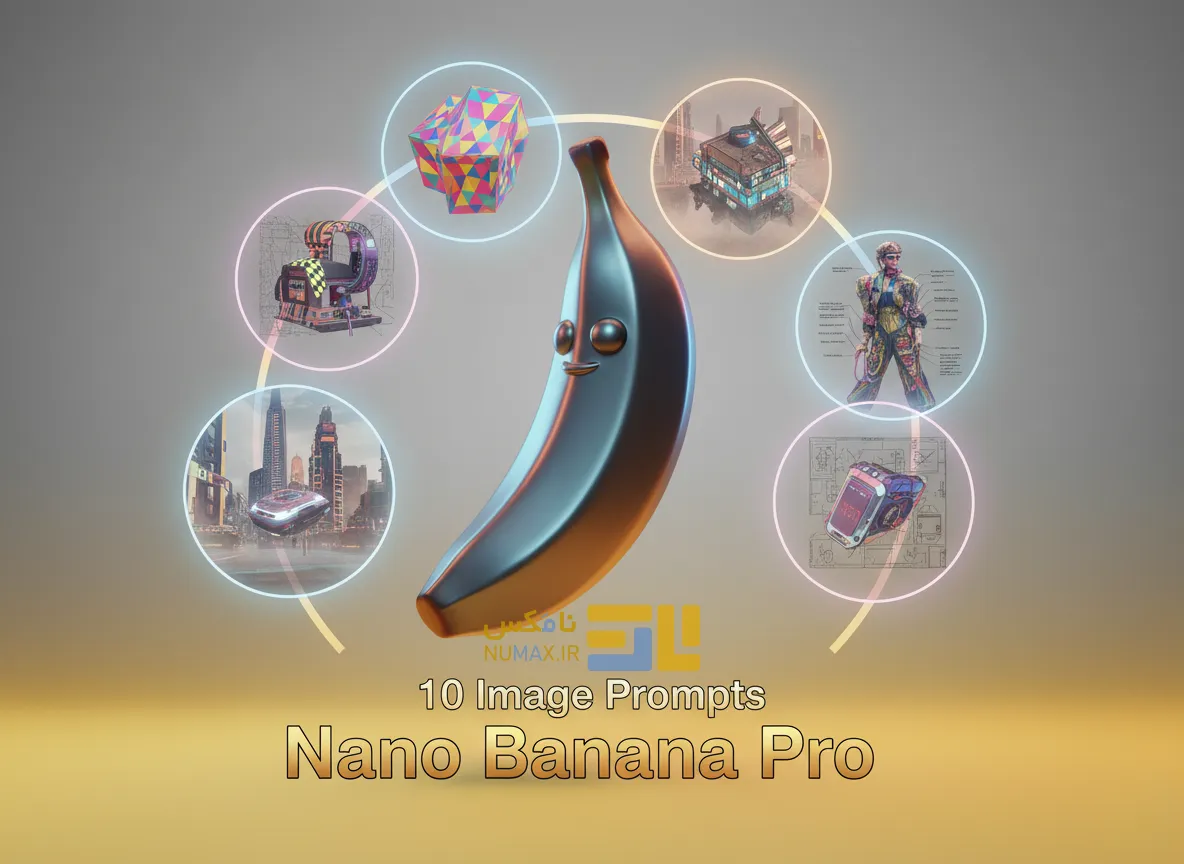 تصویر 10 پرامپت نانو بنانا پرو برای ساخت تصویر