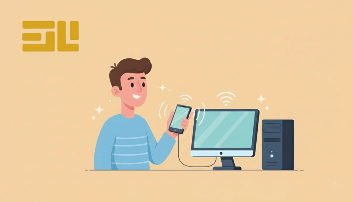 تصویر آموزش اتصال اینترنت گوشی به کامپیوتر و لپ تاپ