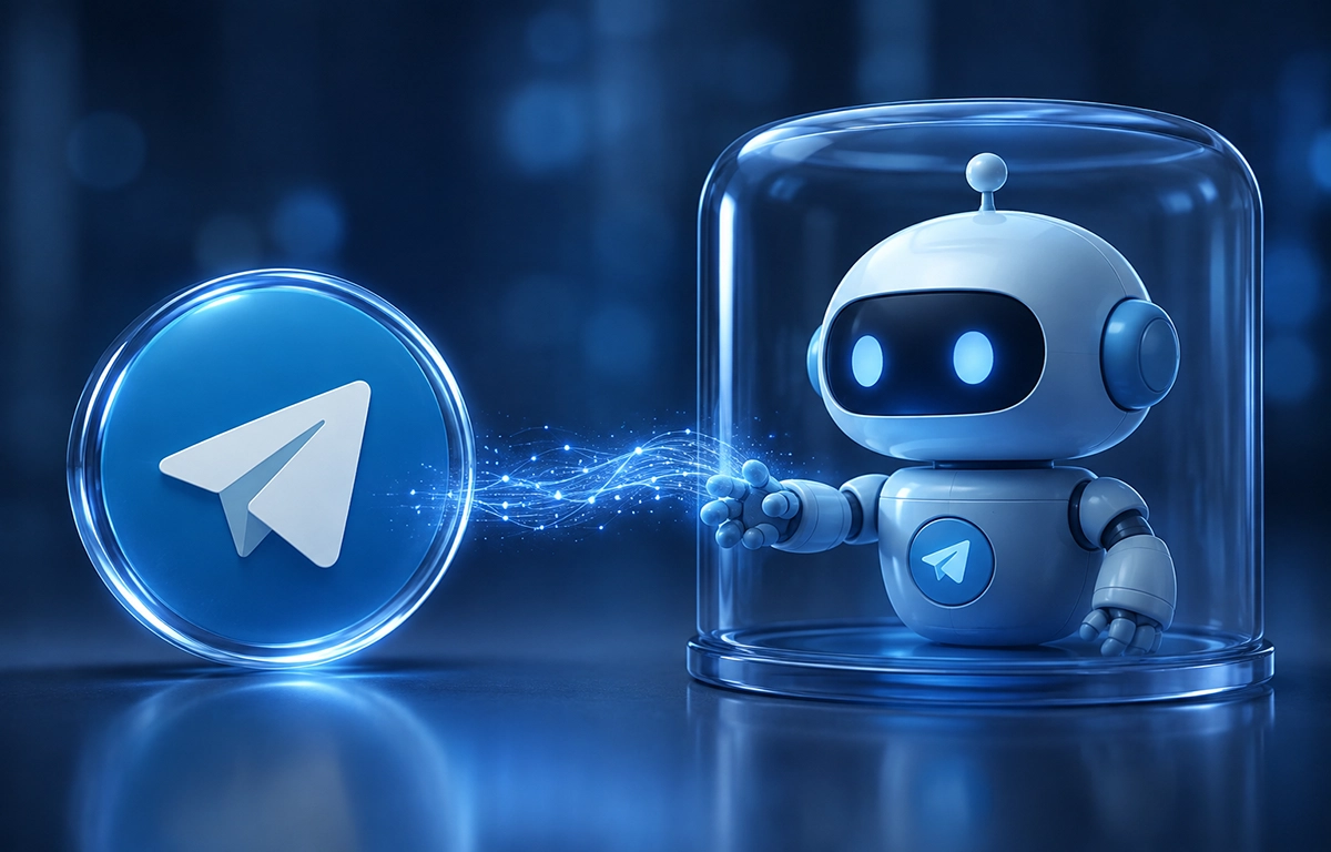 تصویر آموزش اتصال ربات به BotFather