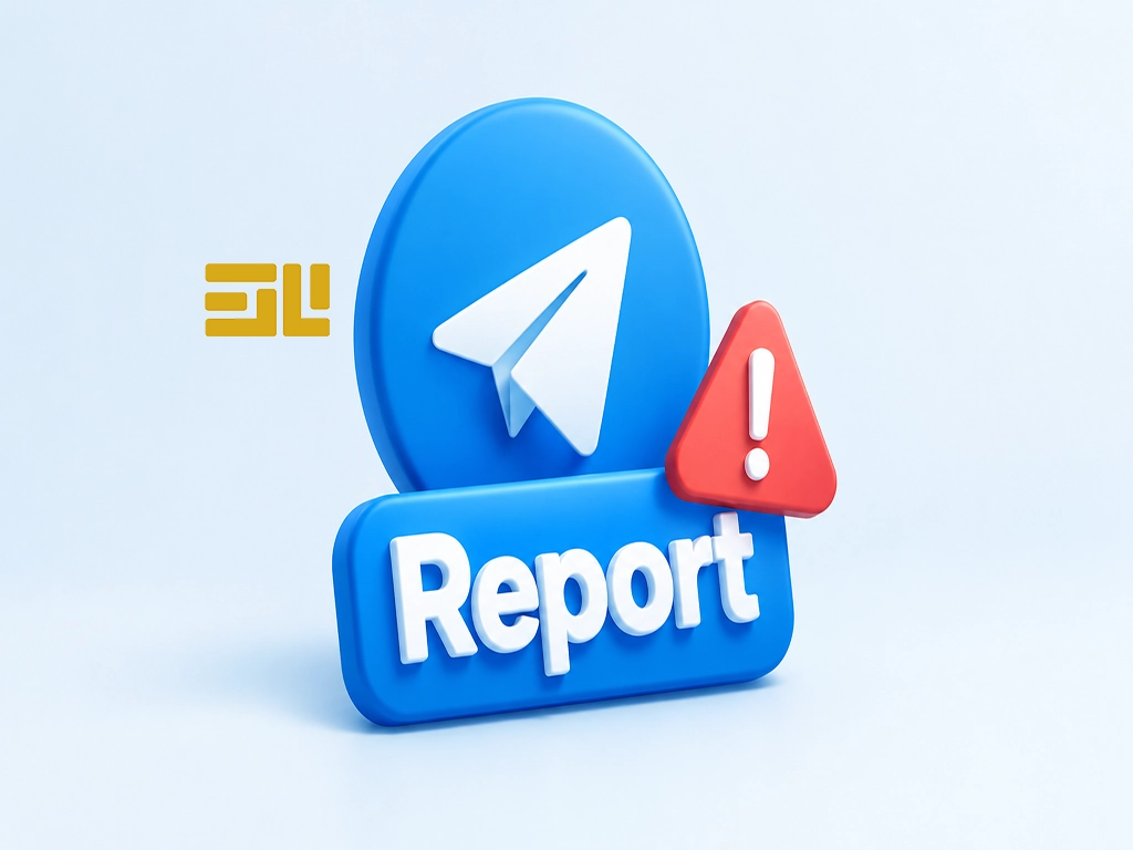 تصویر آموزش نحوه ریپورت کردن در تلگرام