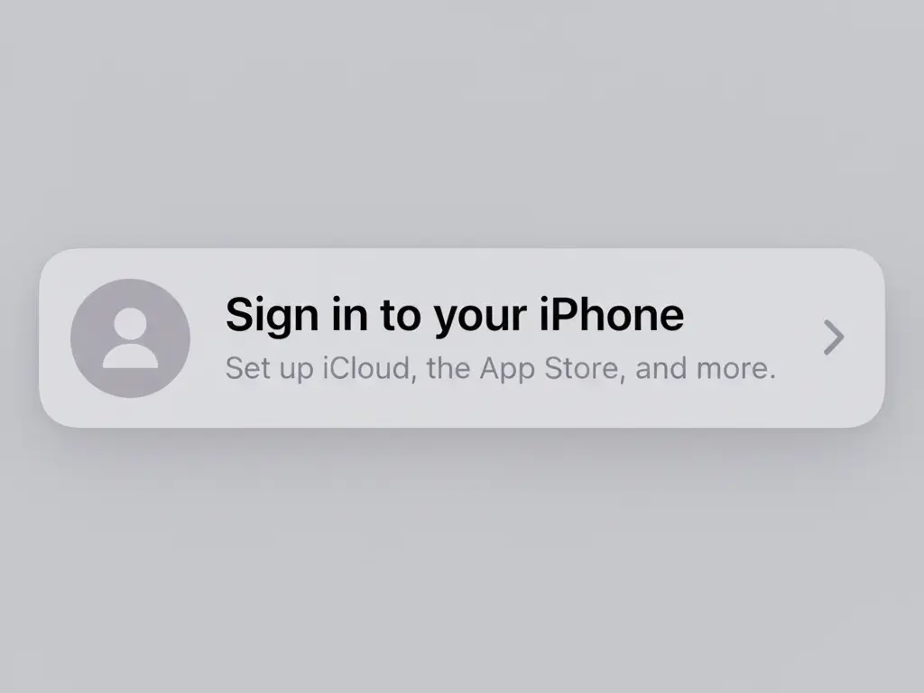 مرحله اول ساخت اپل آیدی با آیفون - ورود به تنظیمات
