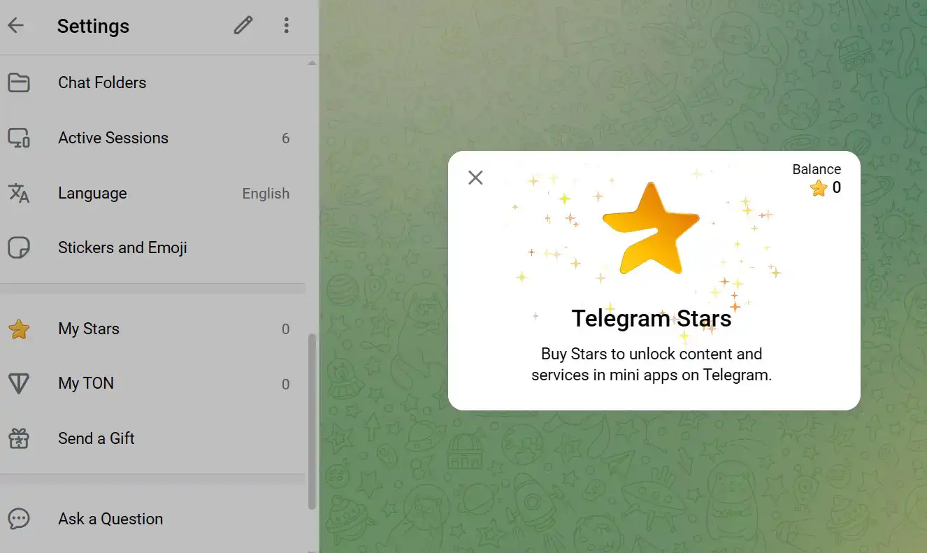 خرید telegram stars