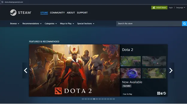 راهنمای ساخت اکانت در Steam