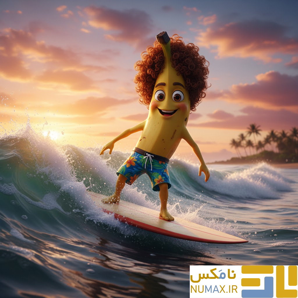 تصویر ساخته شده با پرامپت با استفاده از نانوبنانا