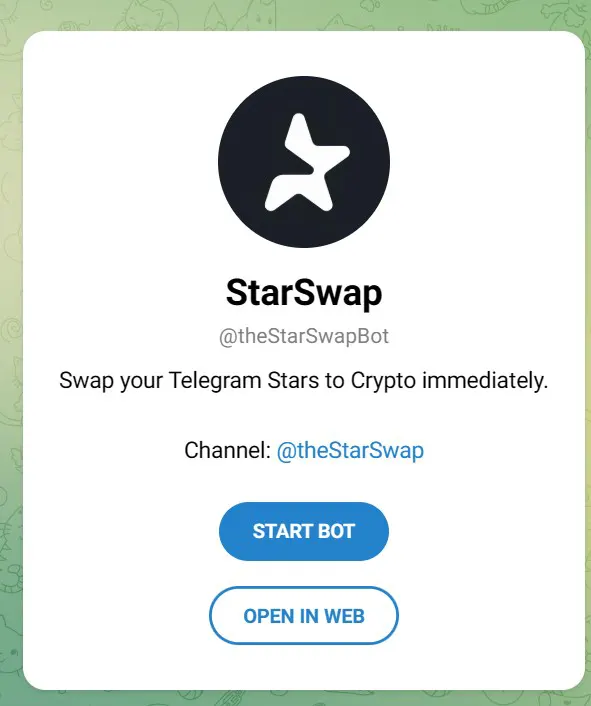 تبدیل استارز تلگرام به تون کوین