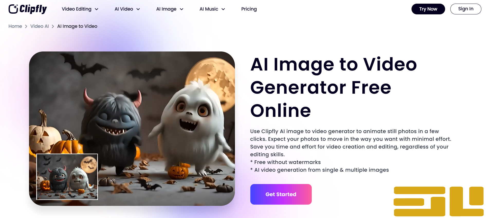 clipfly ابزار متحرک سازی عکس