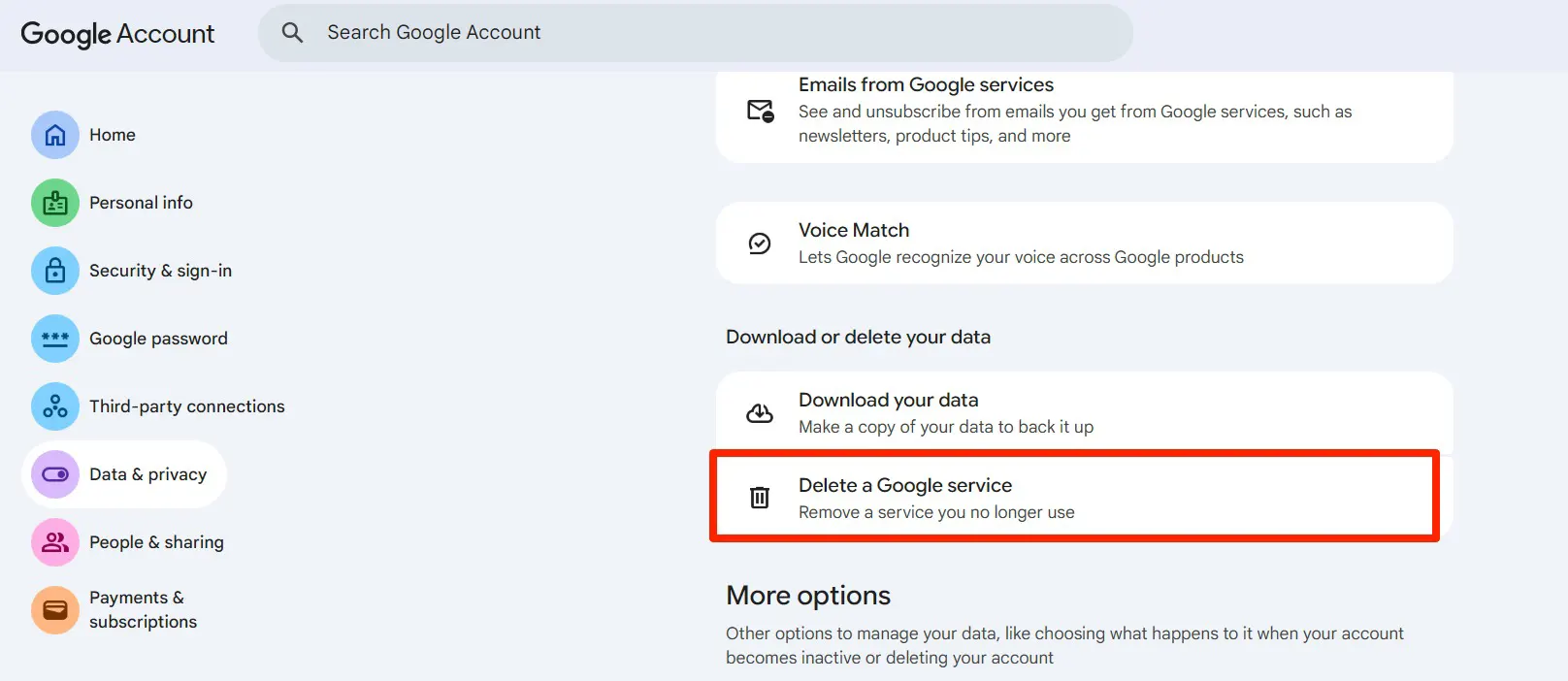 حذف حساب کاربری یوتیوب در ویندوز