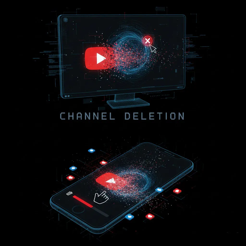 آموزش حذف کانال یوتیوب