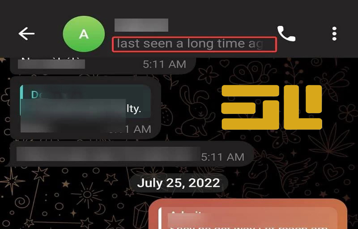 last seen a long time ago در تلگرام