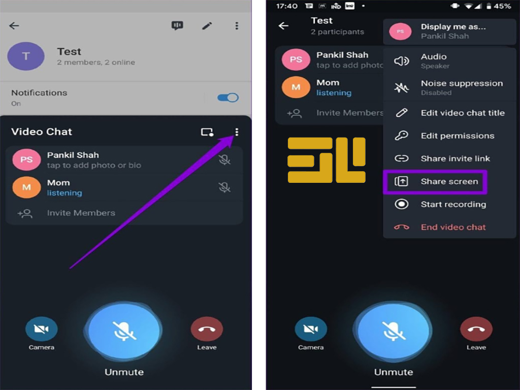 اشتراکگذاری صفحه در تلگرام